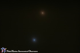 Regulus and Mars