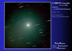 C/2009 P1 (Garradd) on Sep. 23, 2011