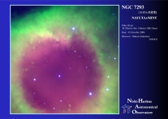 NGC 7293 (B[O III]H_alpha)