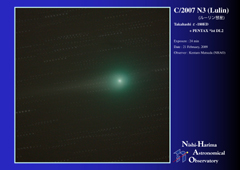 C/2007 N3 (Lulin) on Feb. 21, 2009