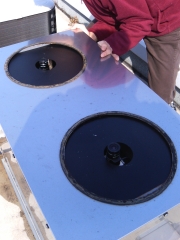 Sky Monitor Cameras without Clear Domes