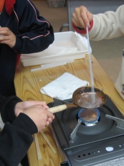 Heat Sugar and Water