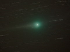 8 Frames Composit Picture of Comet Lulin on Feb. 21, 2009