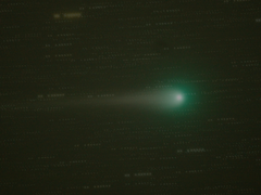 Composite Picture of Comet Lulin on Mar. 1, 2009