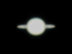Saturn through NAYUTA on Mar. 18, 2009