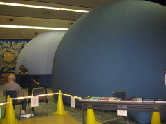Twin Dome of Mobile Planetarium