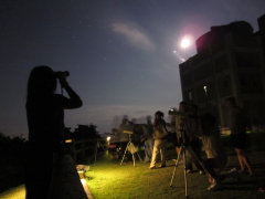 Practicing Gazing Stars and Slewing a Telescope