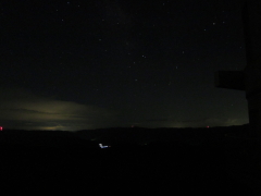 South View in Night on Aug. 8, 2010