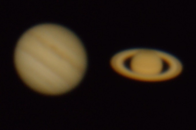木星と土星@2018
